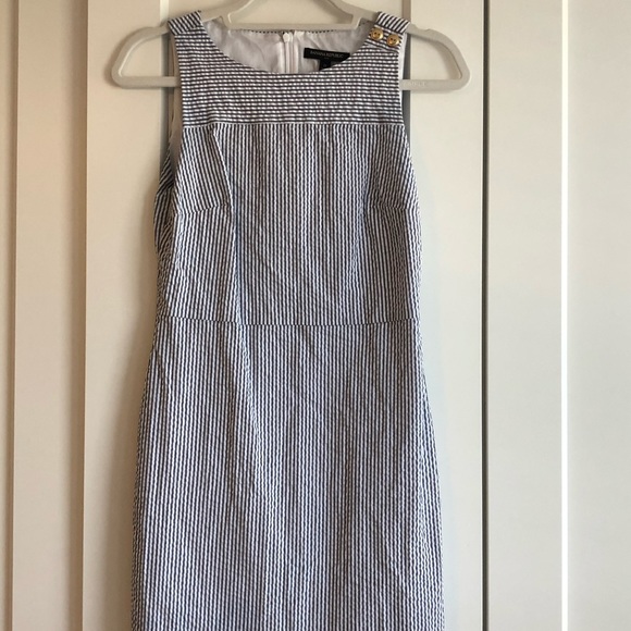 Banana Republic Striped Midi Dress - 0 - Picture 2 of 13